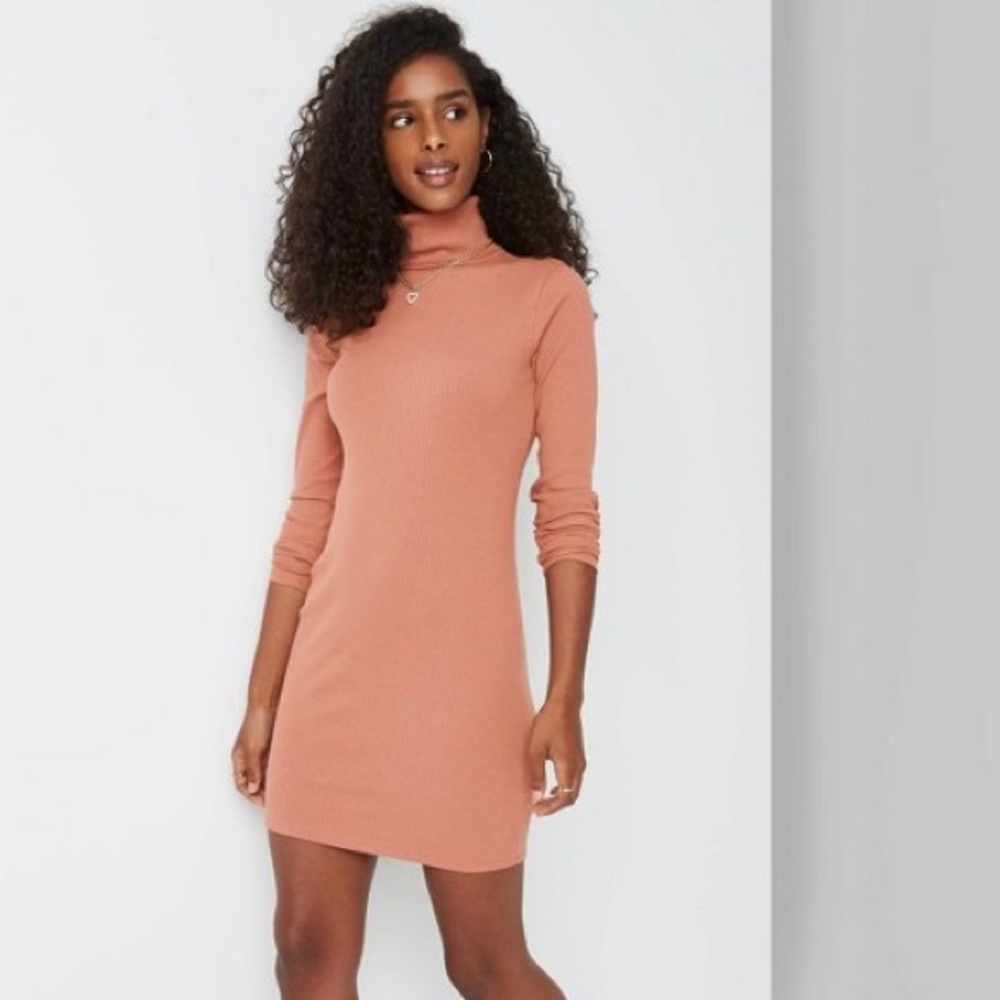 Turtleneck Bodycon Dress